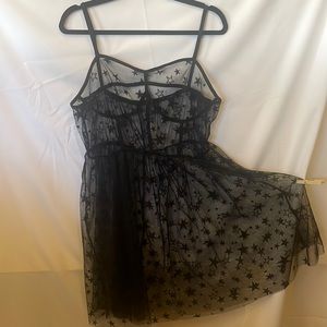 Sheer 1x y2k midi dress